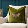 Voyage Maison Luna Feather Filled Cushion 50cm x 50cm Green