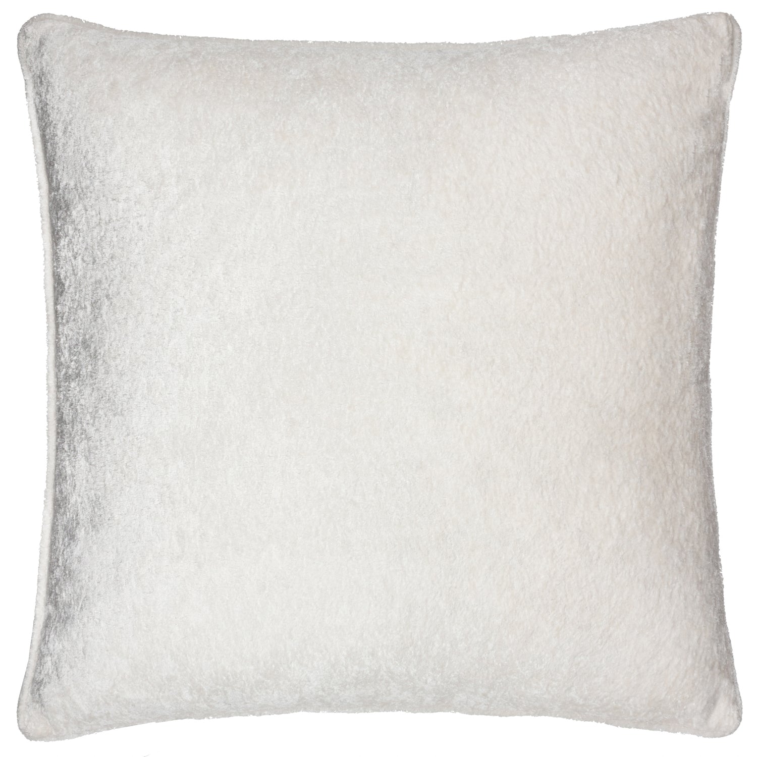 Paoletti Lustre Velvet 50cm x 50cm Filled Cushion Ivory