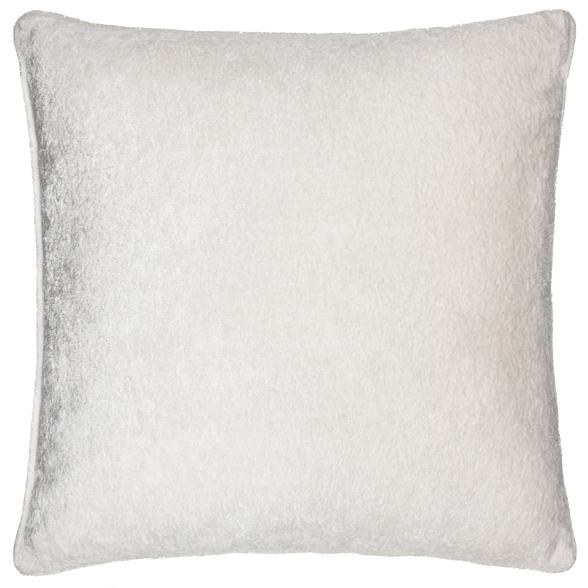 Paoletti Lustre Velvet 50cm x 50cm Filled Cushion Ivory