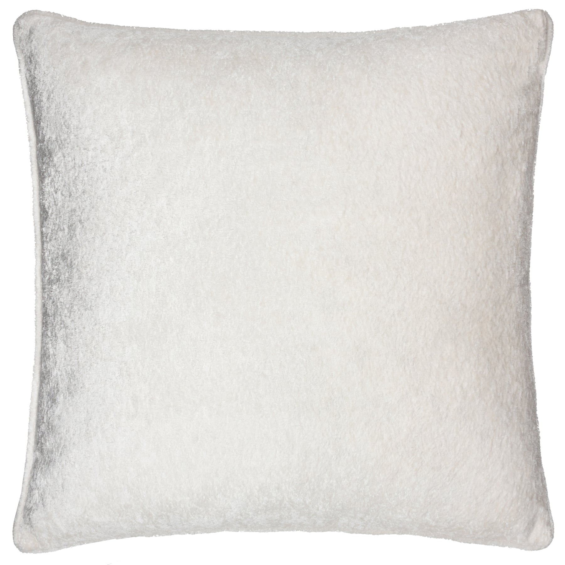 Paoletti Lustre Velvet 50cm x 50cm Filled Cushion Ivory