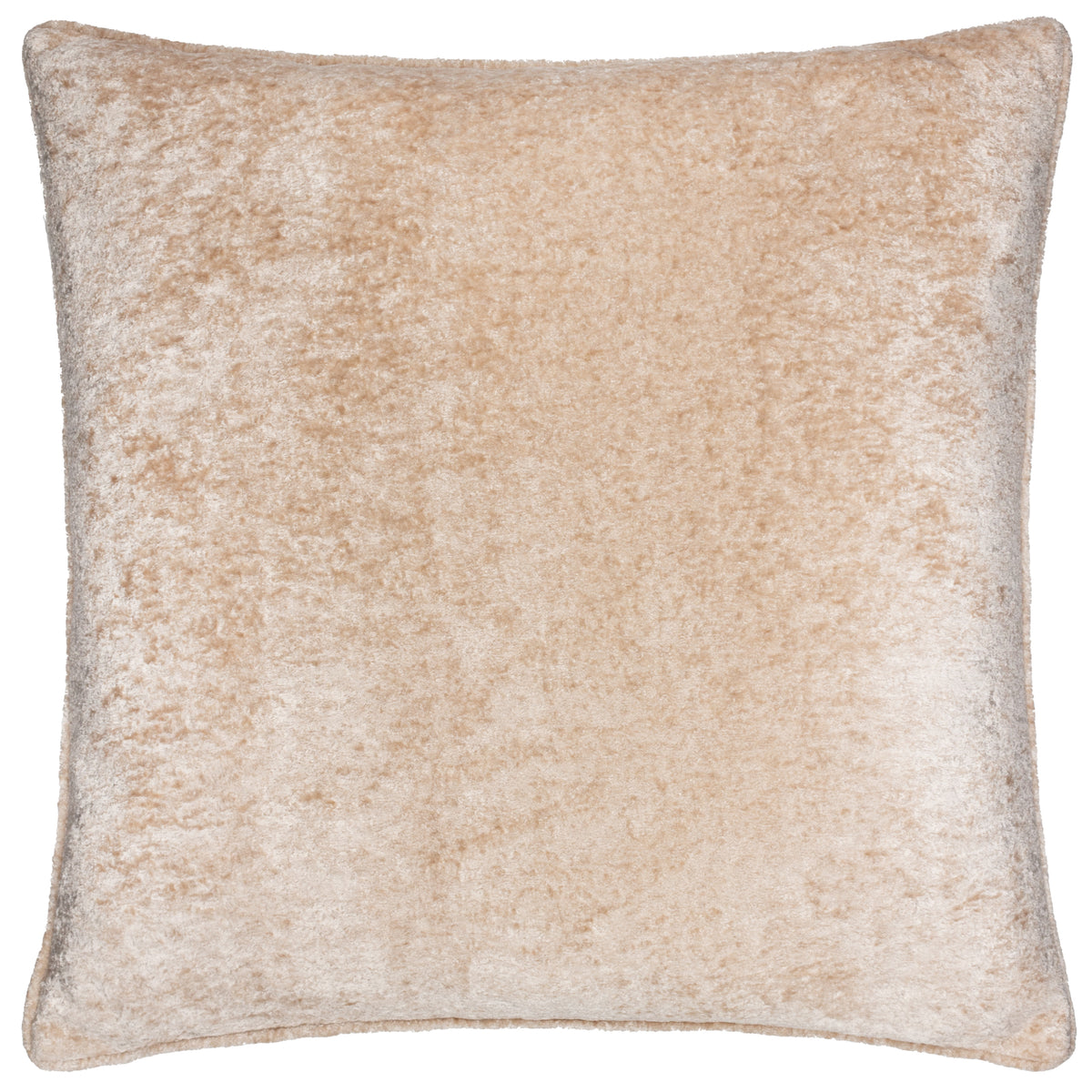 Paoletti Lustre Velvet 50cm x 50cm Filled Cushion Oyster