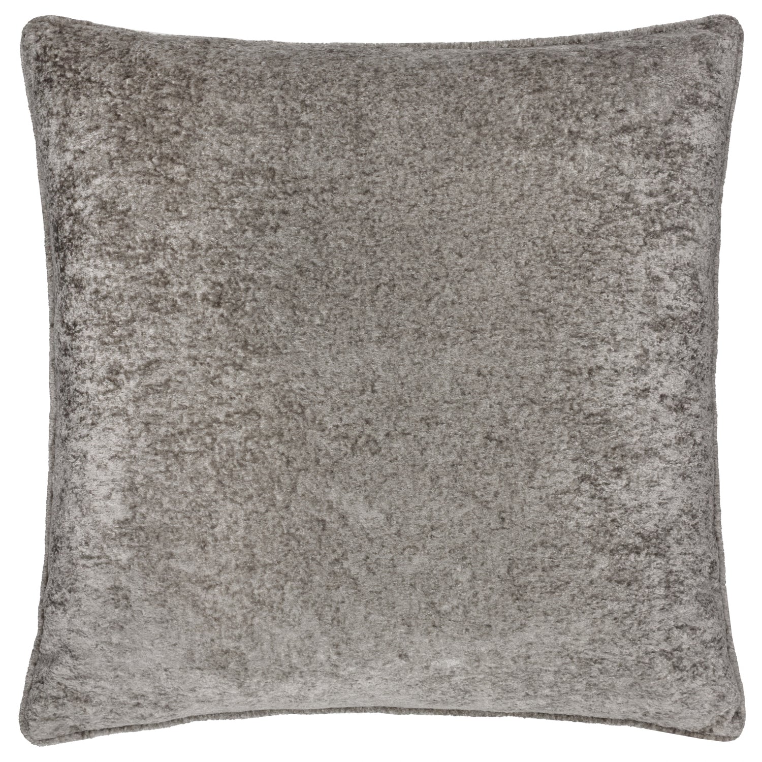 Paoletti Lustre Velvet 50cm x 50cm Filled Cushion Pewter