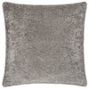 Paoletti Lustre Velvet 50cm x 50cm Filled Cushion Pewter