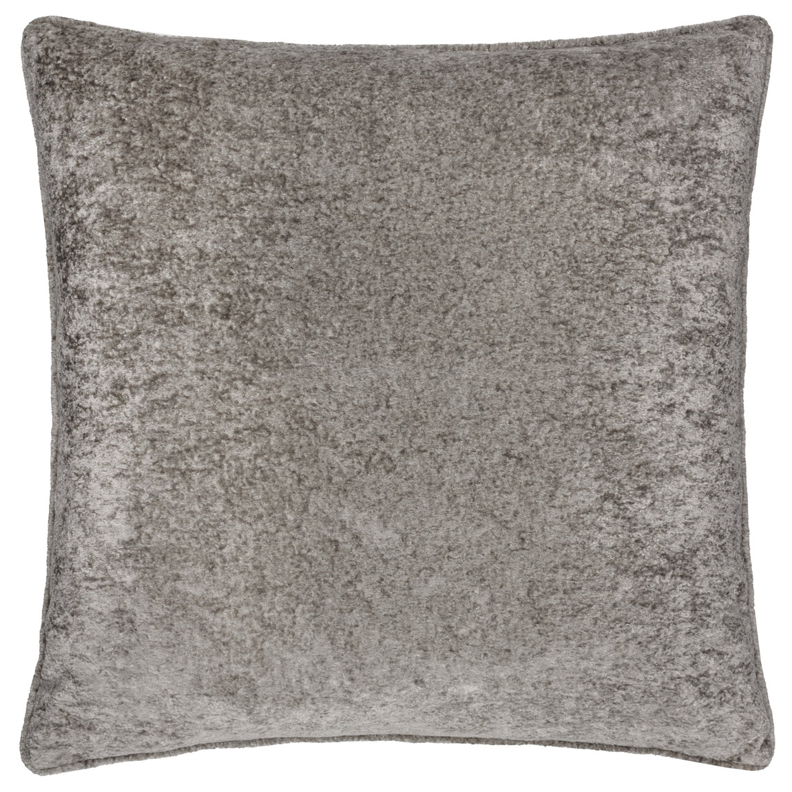 Paoletti Lustre Velvet 50cm x 50cm Filled Cushion Pewter