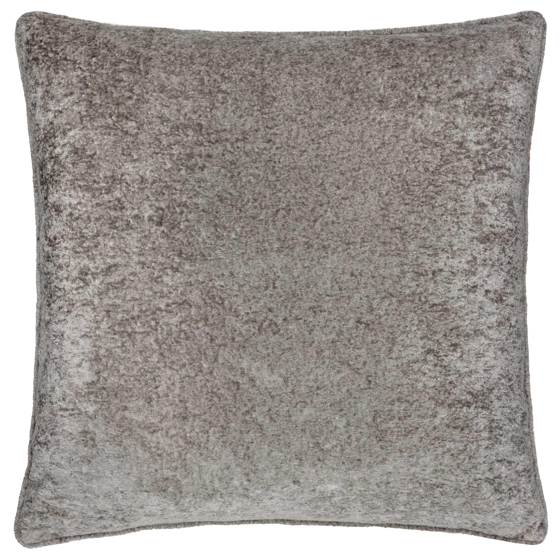 Paoletti Lustre Velvet 50cm x 50cm Filled Cushion Pewter
