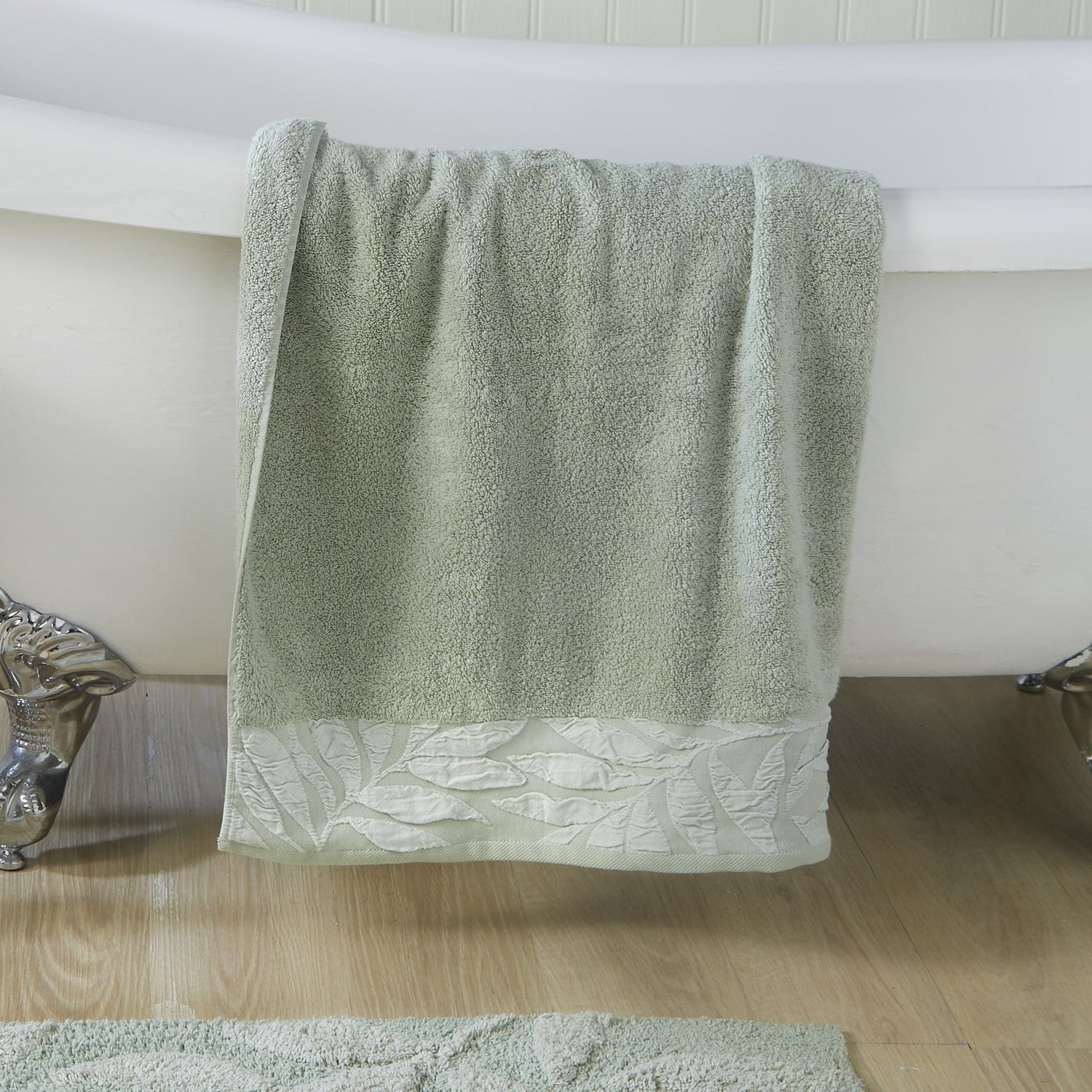 Dreams & Drapes Lacie Towel Steel Sage