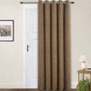 Sundour Langley 66x84 Ready Made Eyelet Door Curtain Oatmeal