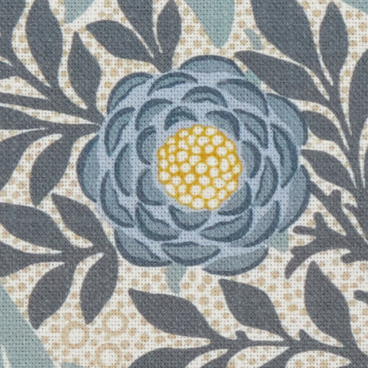William Morris Larkspur Made to Measure Roman Blind Woad