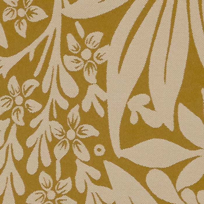 William Morris Larkspur Woven Made to Measure Curtain Ochre