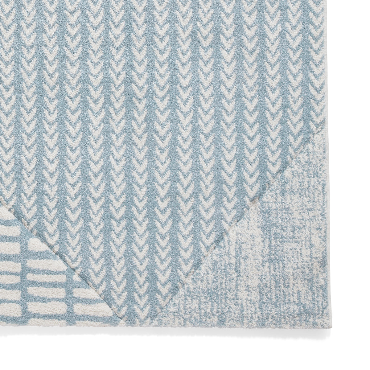 Catherine Lansfield Larsson Modern Abstract Rug Blue