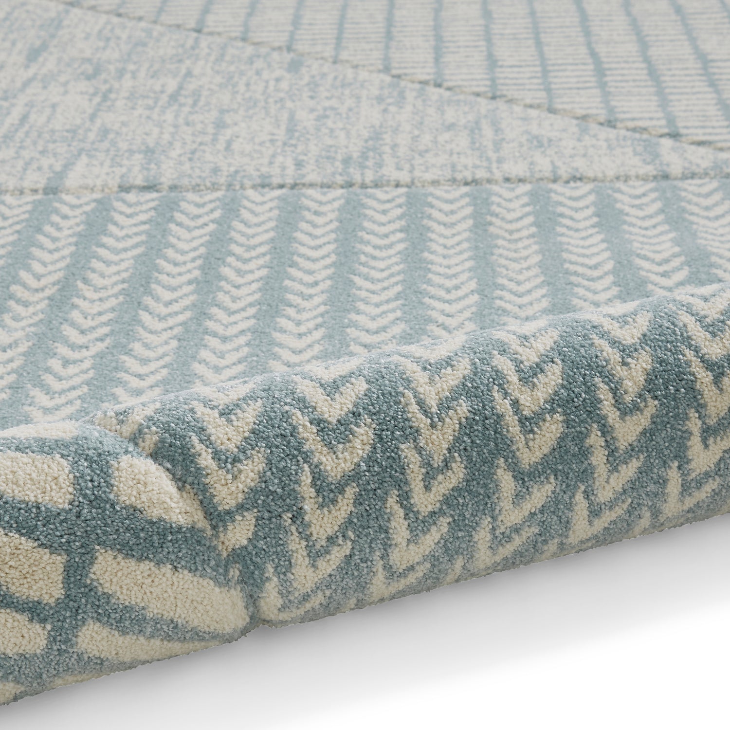 Catherine Lansfield Larsson Modern Abstract Rug Blue