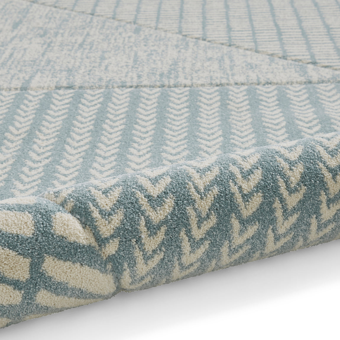 Catherine Lansfield Larsson Modern Abstract Rug Blue