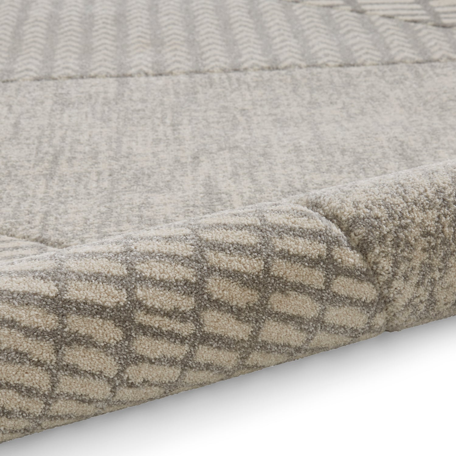 Catherine Lansfield Larsson Modern Abstract Rug Grey