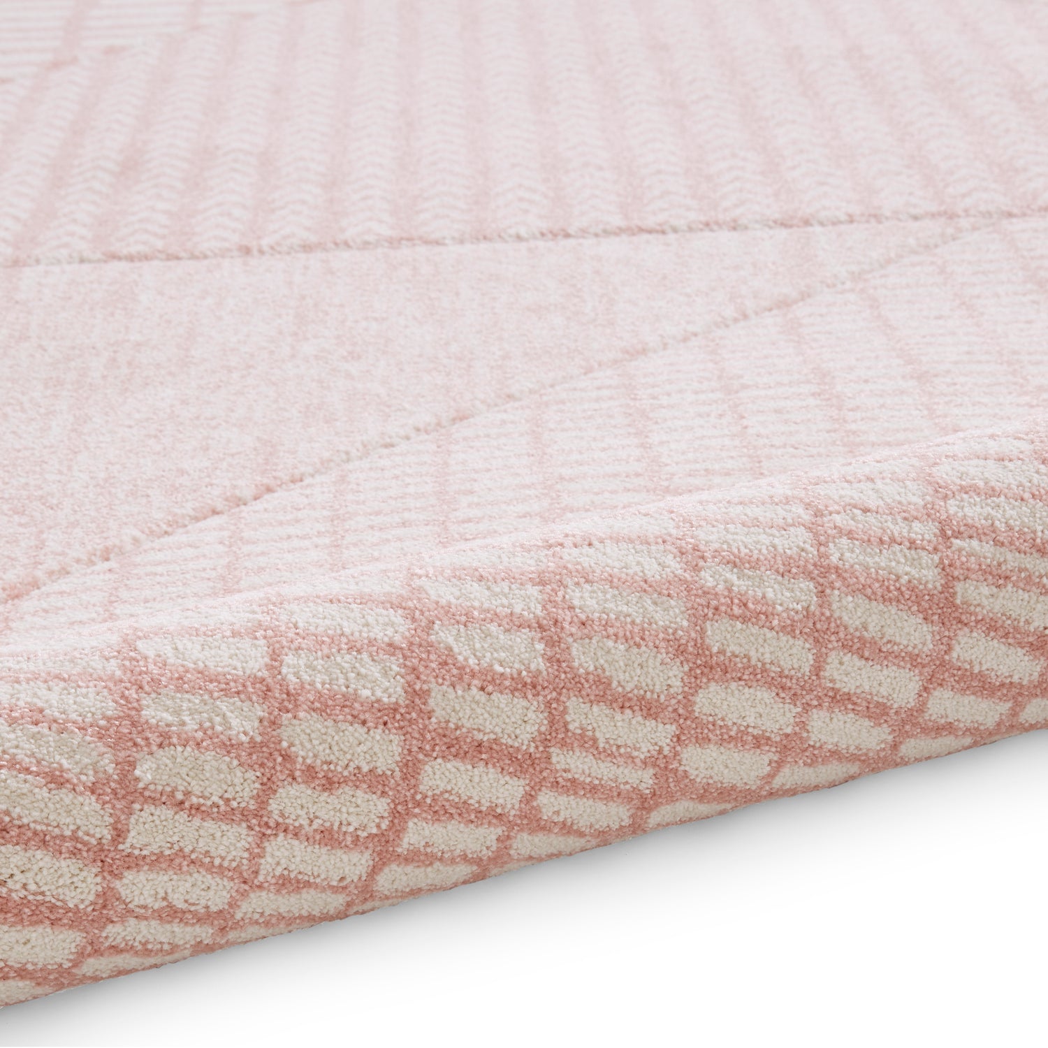 Catherine Lansfield Larsson Modern Abstract Rug Rose