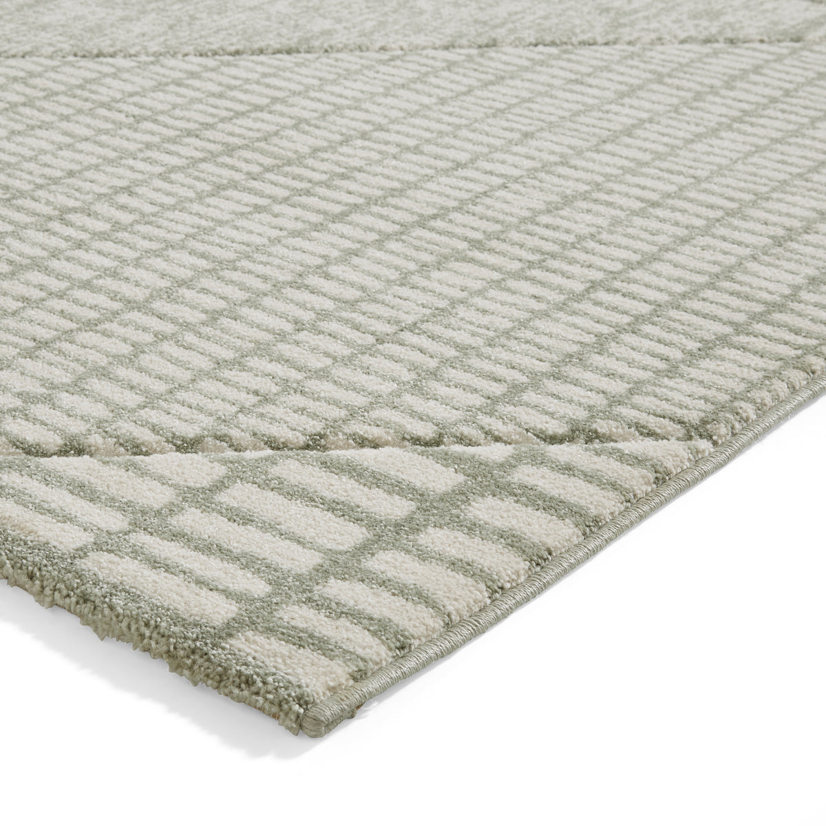 Catherine Lansfield Larsson Modern Abstract Rug Sage