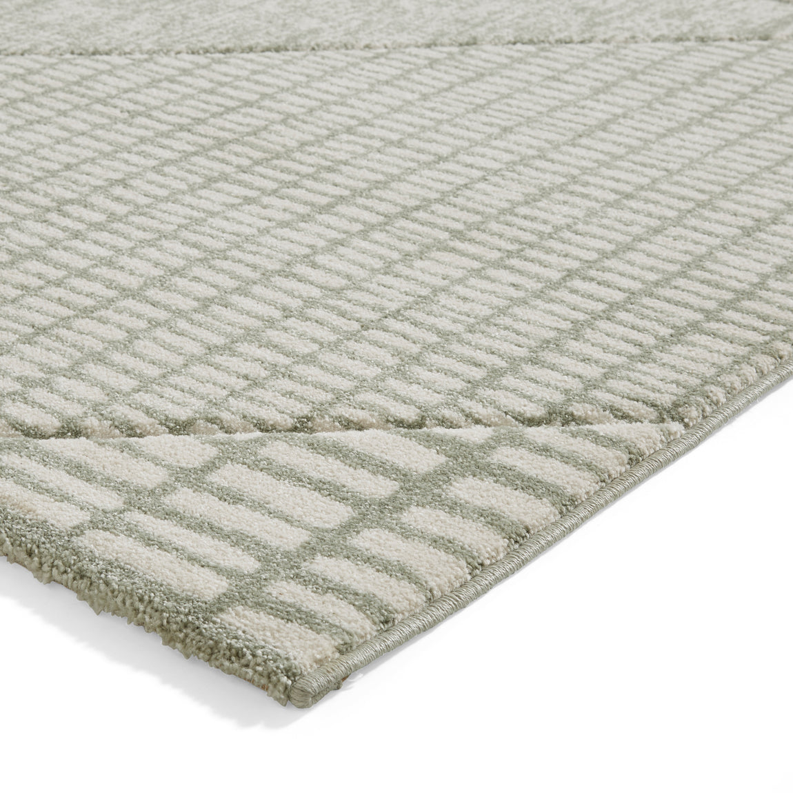 Catherine Lansfield Larsson Modern Abstract Rug Sage