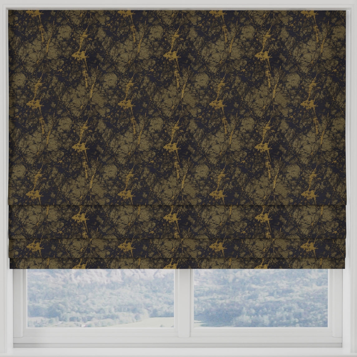Lava Made to Measure Roman Blind Amethyst