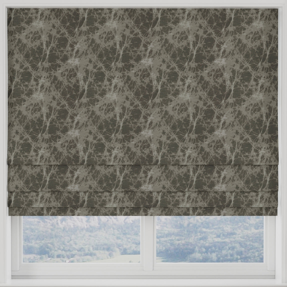 Lava Made to Measure Roman Blind Silver