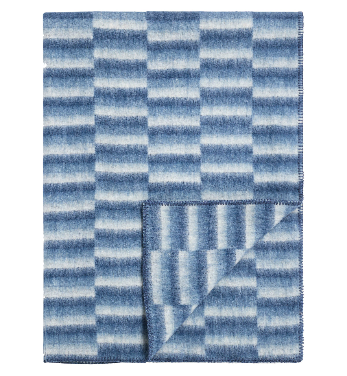 Laura Ashley Lawton 130cm x 170cm Throw Dark Seaspray Blue