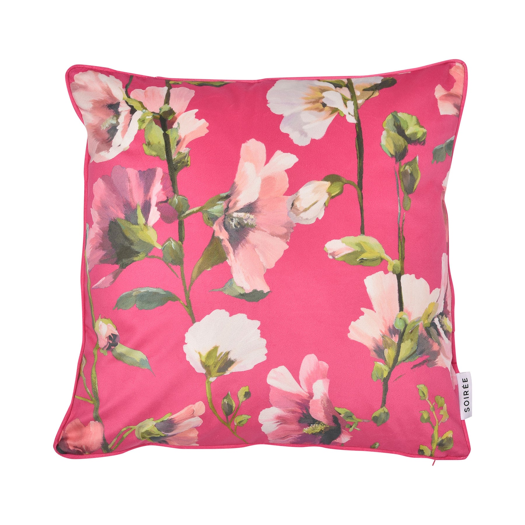 Soiree Layla Filled Cushion 43cm x 43cm Pink