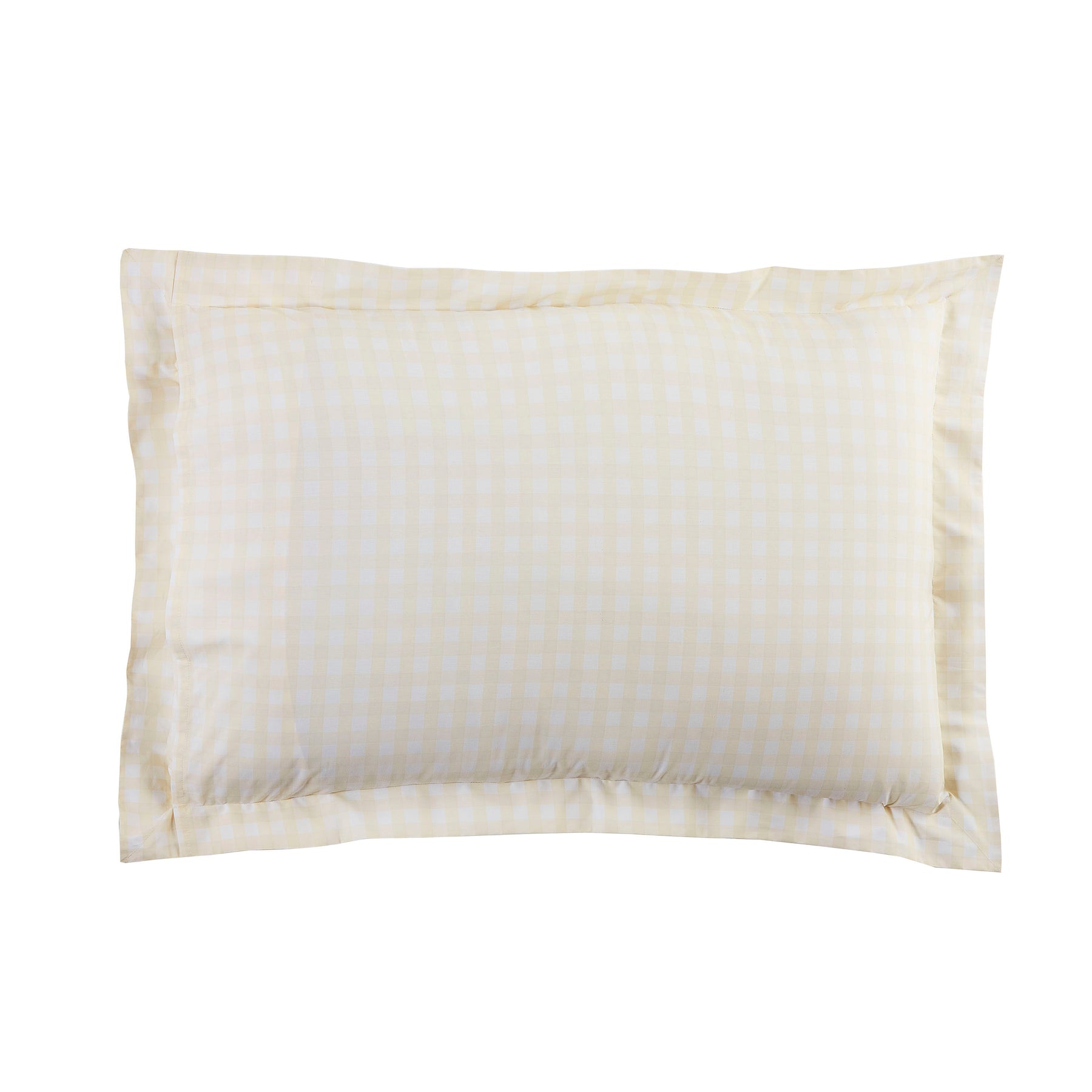 Sophie Allport Lemons Pair of Oxford Pillowcases White Yellow