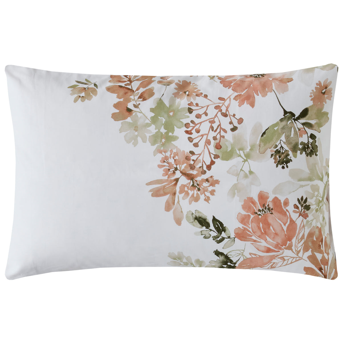 Laura Ashley Lewcombe Pillowcase Housewife Terracotta