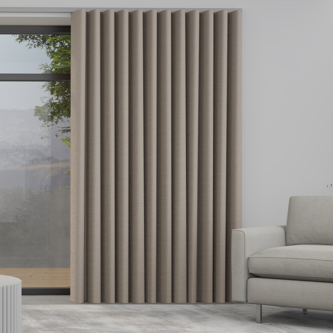 Lavery Made to Measure Wave Curtain + FREE Track Haze