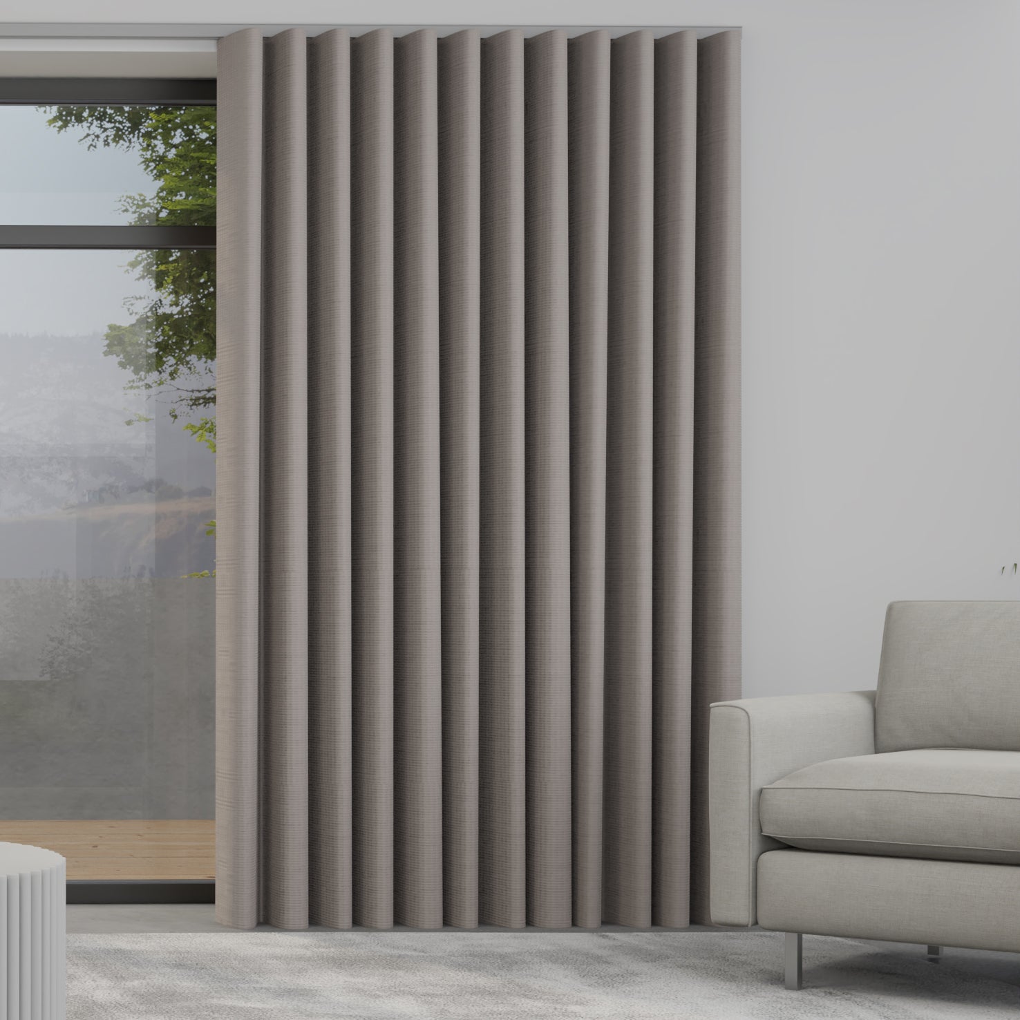 Lavery Made to Measure Wave Curtain + FREE Track Platinum