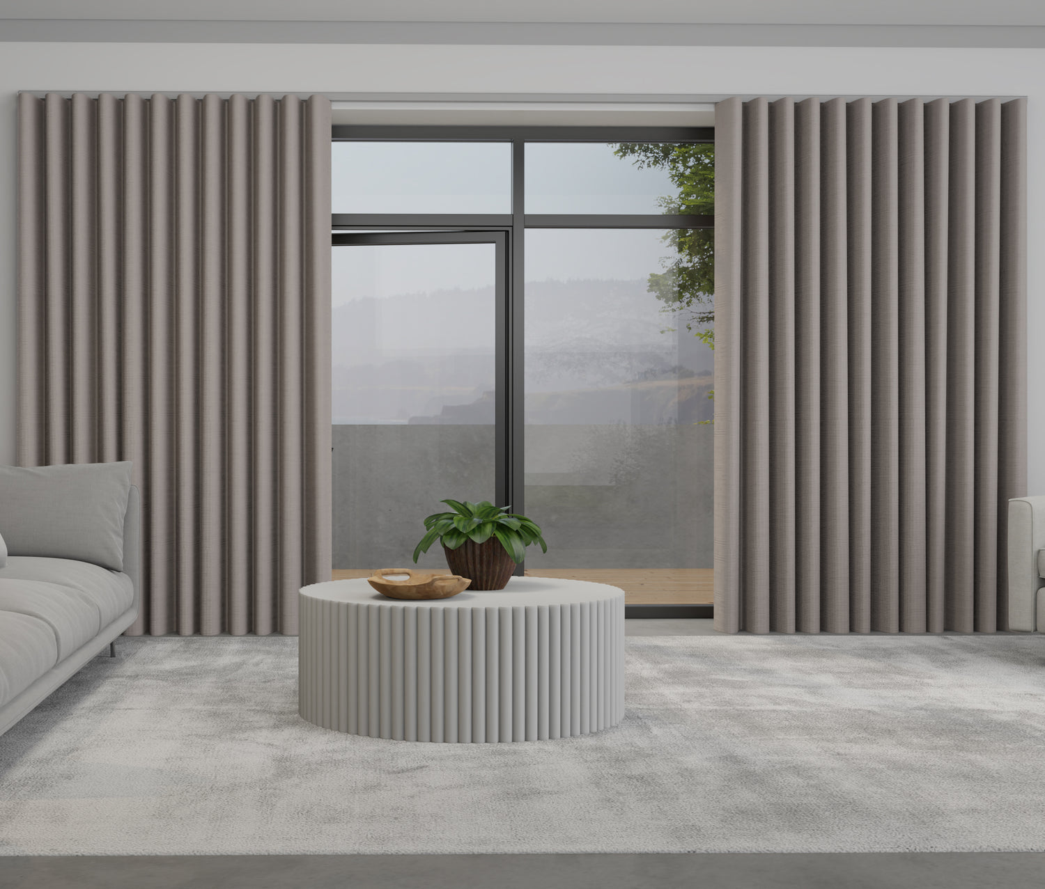 Lavery Made to Measure Wave Curtain + FREE Track Platinum