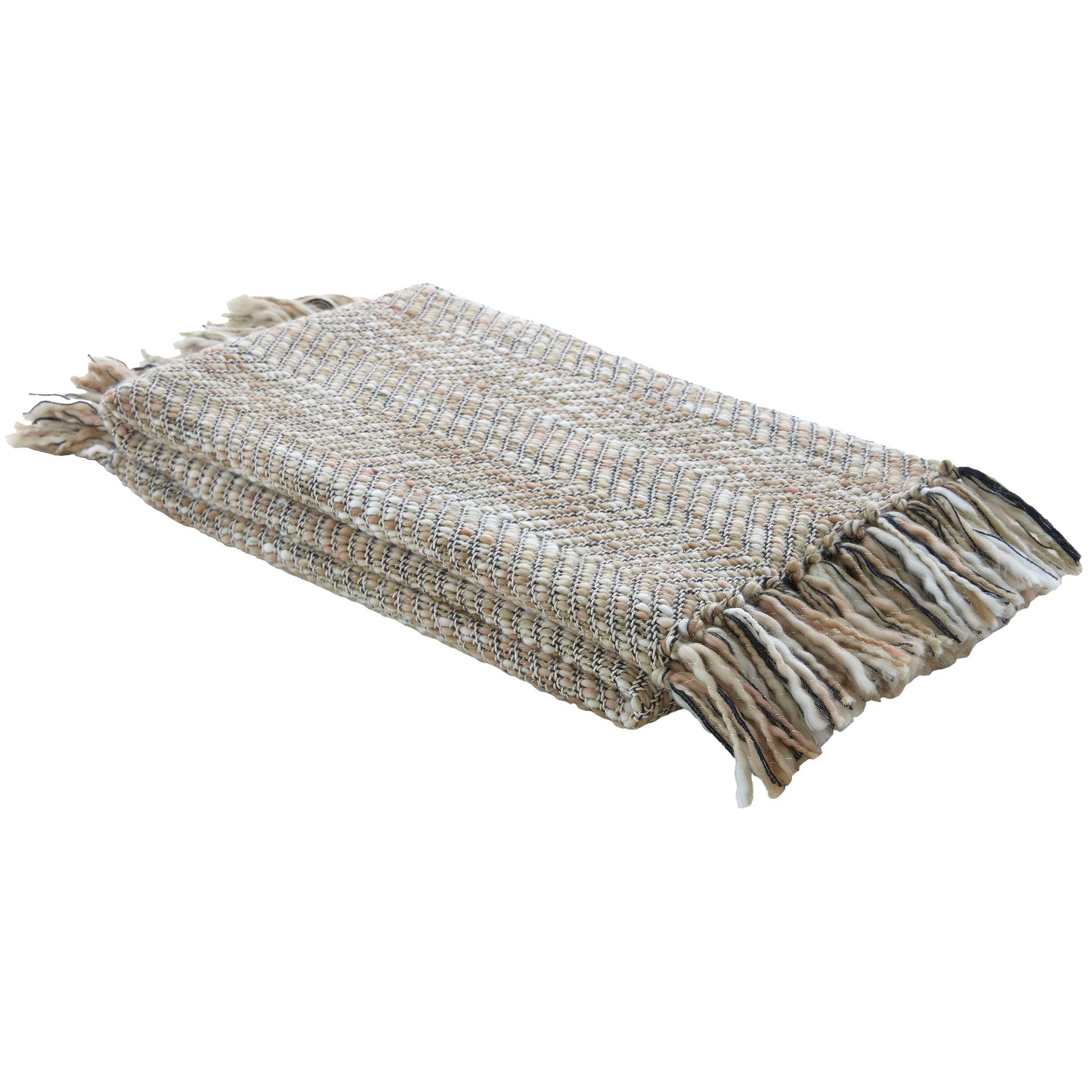Laura Ashley Liberton 130cm x 170cm Throw Natural