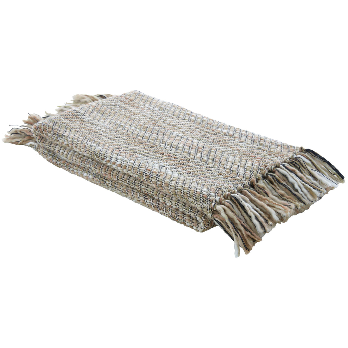 Laura Ashley Liberton 130cm x 170cm Throw Natural