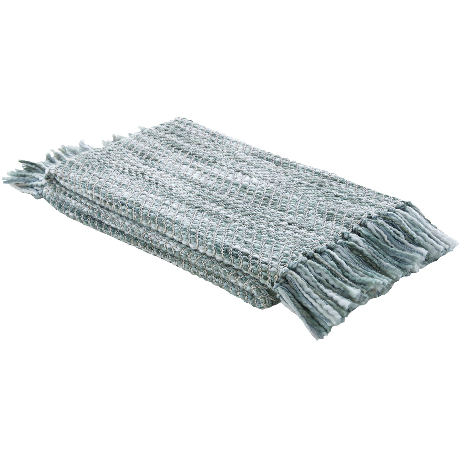 Laura Ashley Liberton 130cm x 170cm Throw Sage Green