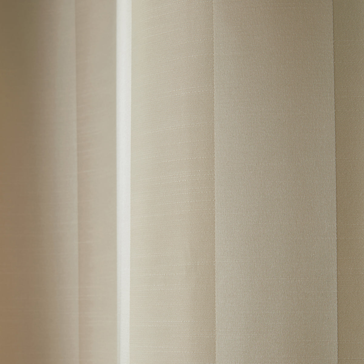 Laura Ashley Lille Stripe Ready Made Pencil Pleat Curtains Oyster