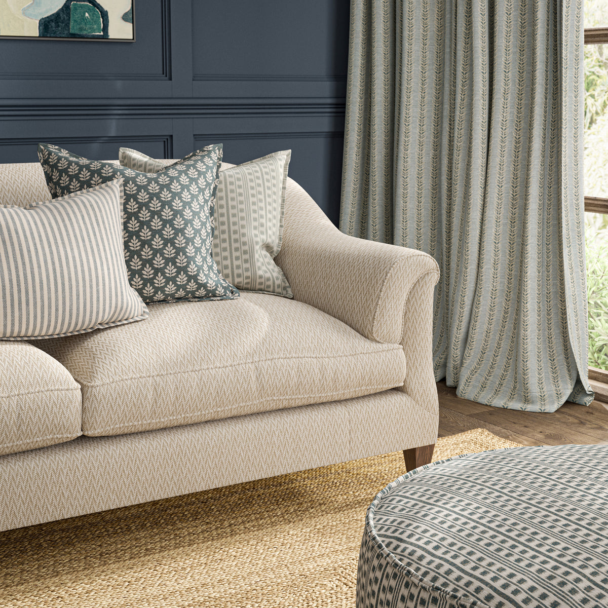 Ashley Wilde Margo Woven Fabric Indigo
