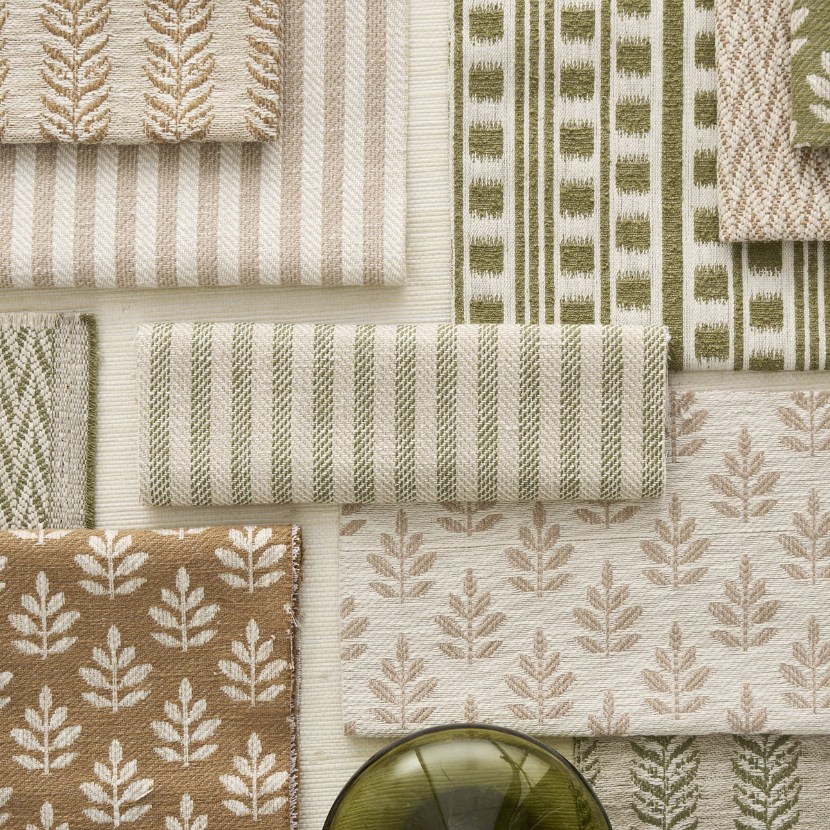 Ashley Wilde Margo Woven Fabric Olive