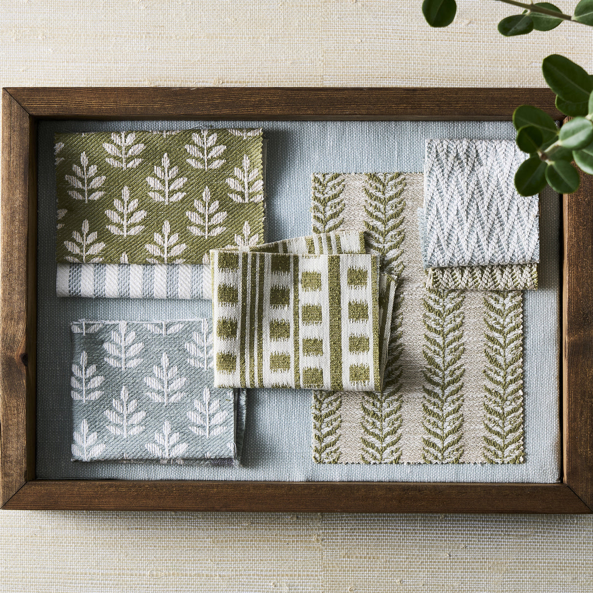 Ashley Wilde Winnie Woven Fabric Olive