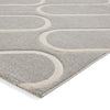 Catherine Lansfield Linear Curve Modern Geometric Rug Grey