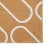 Catherine Lansfield Linear Curve Modern Geometric Rug Ochre