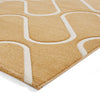 Catherine Lansfield Linear Curve Modern Geometric Rug Ochre