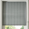 Orla Kiely Linear Stem Made to Measure Blackout Roller Blind Silver