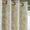 Laura Ashley Lloyd Ready Made Eyelet Curtains Caramel
