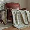 Laura Ashley Lloyd 130cm x 170cm Throw Dark Duckegg