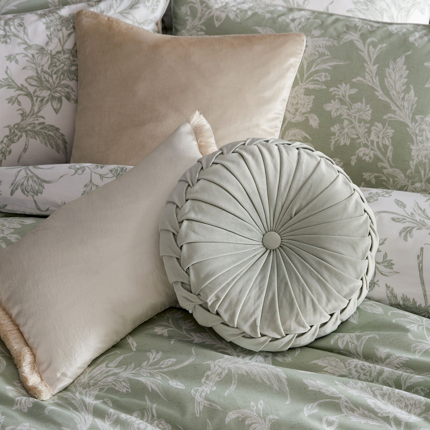 Laura Ashley Lloyd Duvet Cover Bedding Set Sage