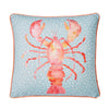 Fusion Lobster Outdoor Filled Cushion 43cm x 43cm Orange