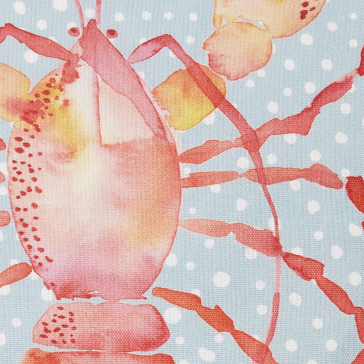 Fusion Lobster Outdoor Filled Cushion 43cm x 43cm Orange