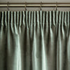 Laura Ashley Loretta Ready Made Pencil Pleat Curtains Sage Green