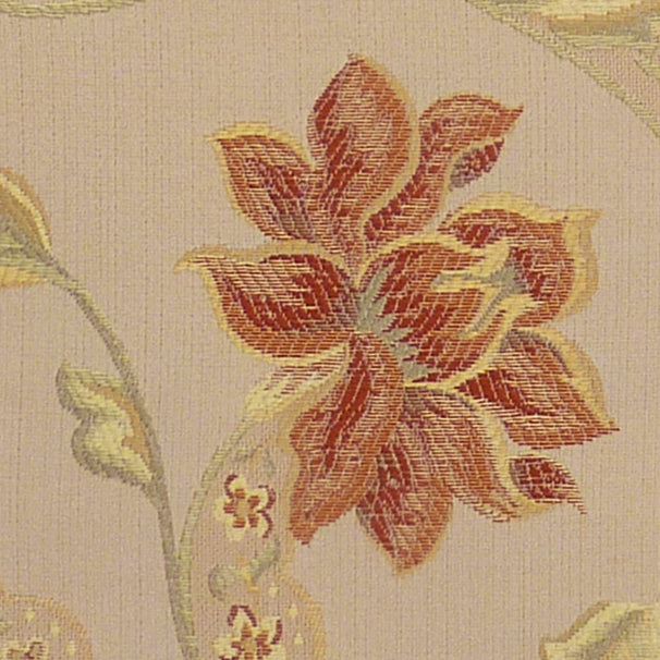 Louis Made to Measure Curtain Terracotta