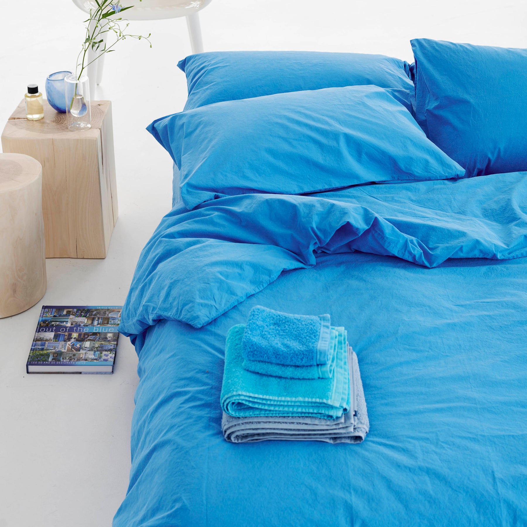 Designers Guild Loweswater Duvet Cover Bedding Set Cobalt