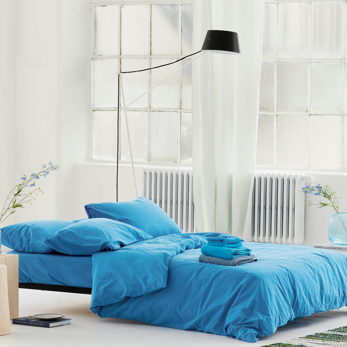Designers Guild Loweswater Duvet Cover Bedding Set Cobalt