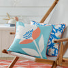 Fusion Luna Outdoor Filled Cushion 43cm x 43cm Duck Egg